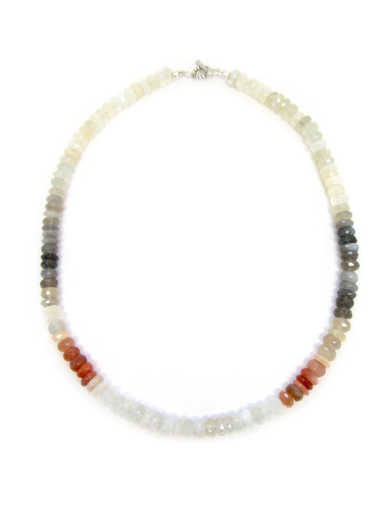 Multi-Colored Moonstone Necklace