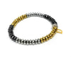 Single Hematite or Pyrite Plain Bracelets