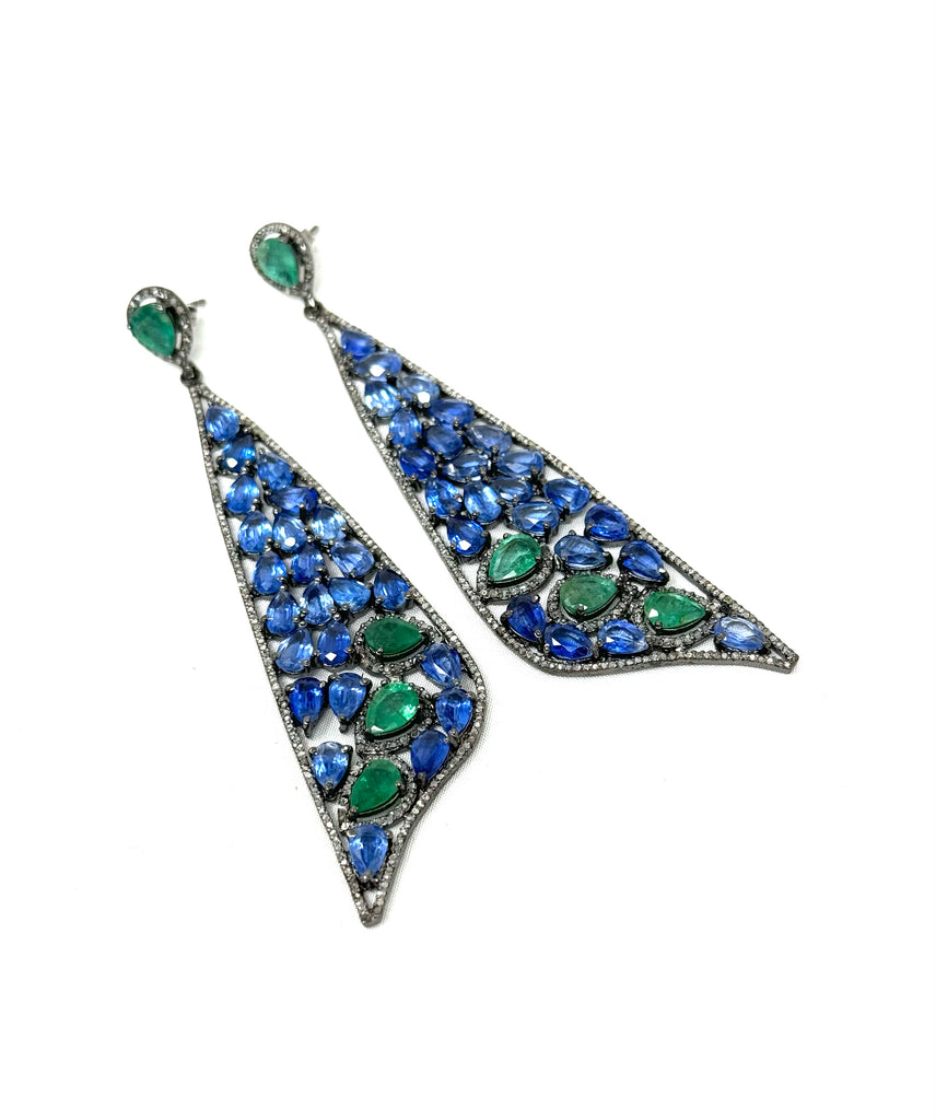 Sail Peacock Earrings