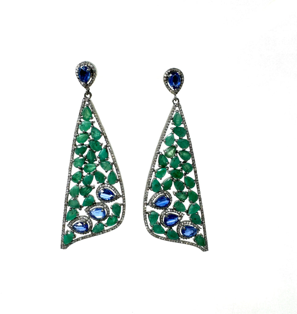 Sail Peacock Earrings