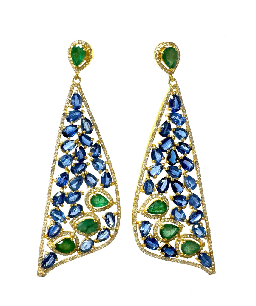 Sail Peacock Earrings