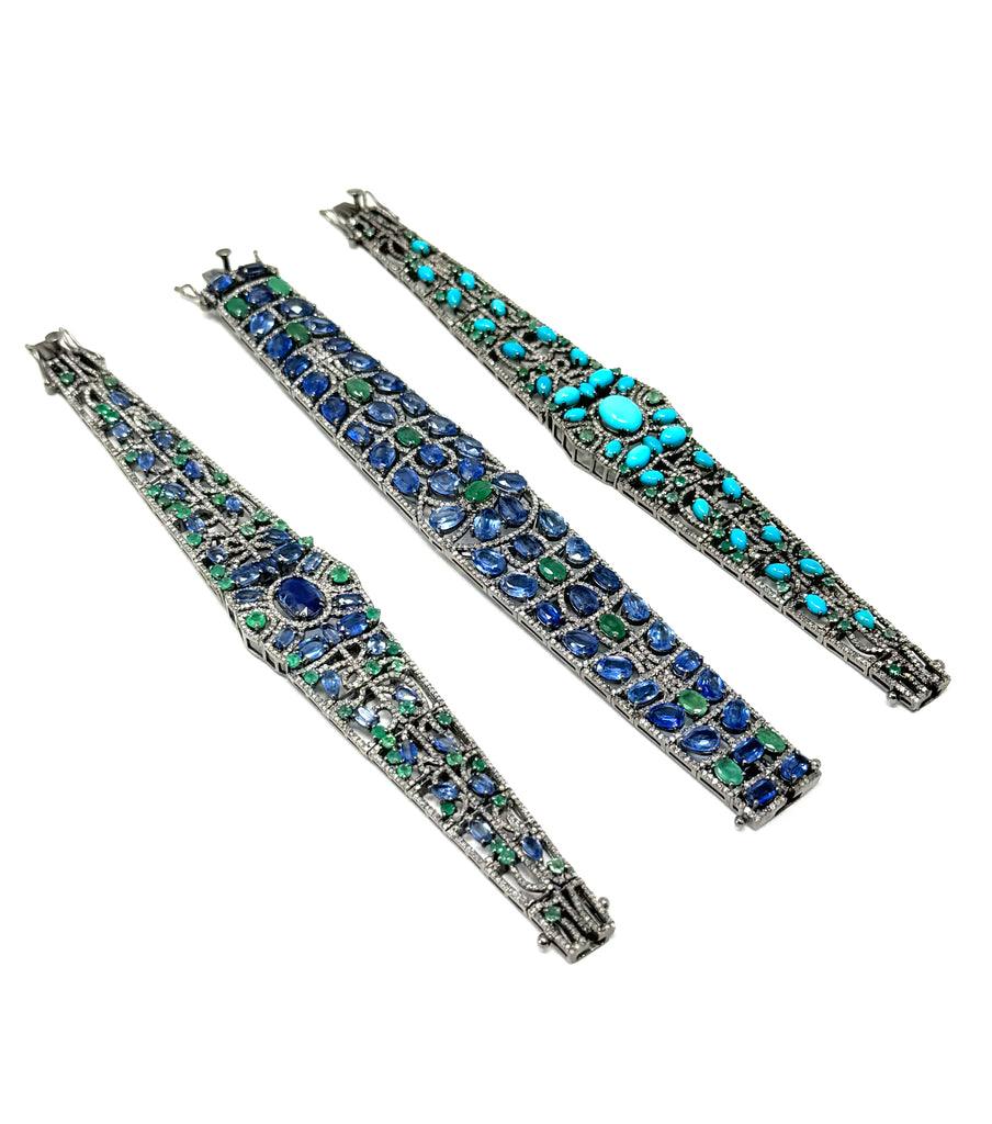 Victorian Natural Stone Cuff Collection