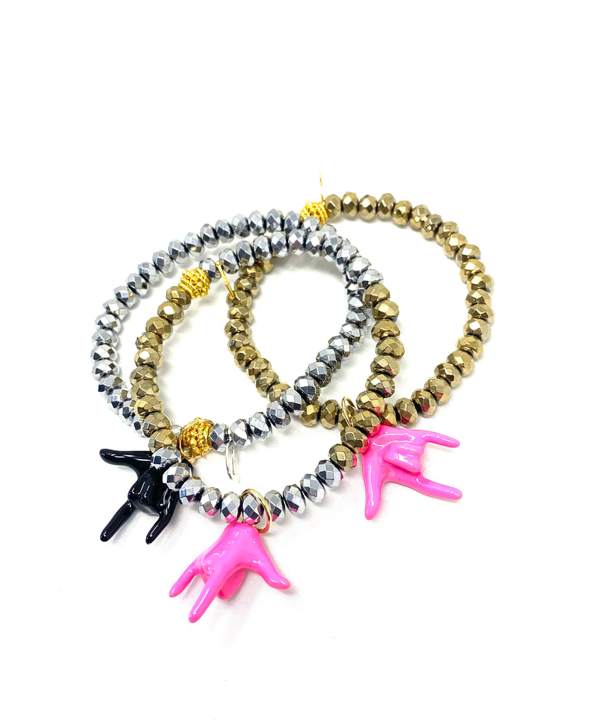 Pop Art Enamel Bracelets
