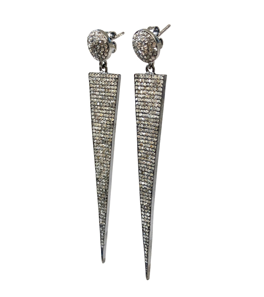 Diamond Dagger Earrings