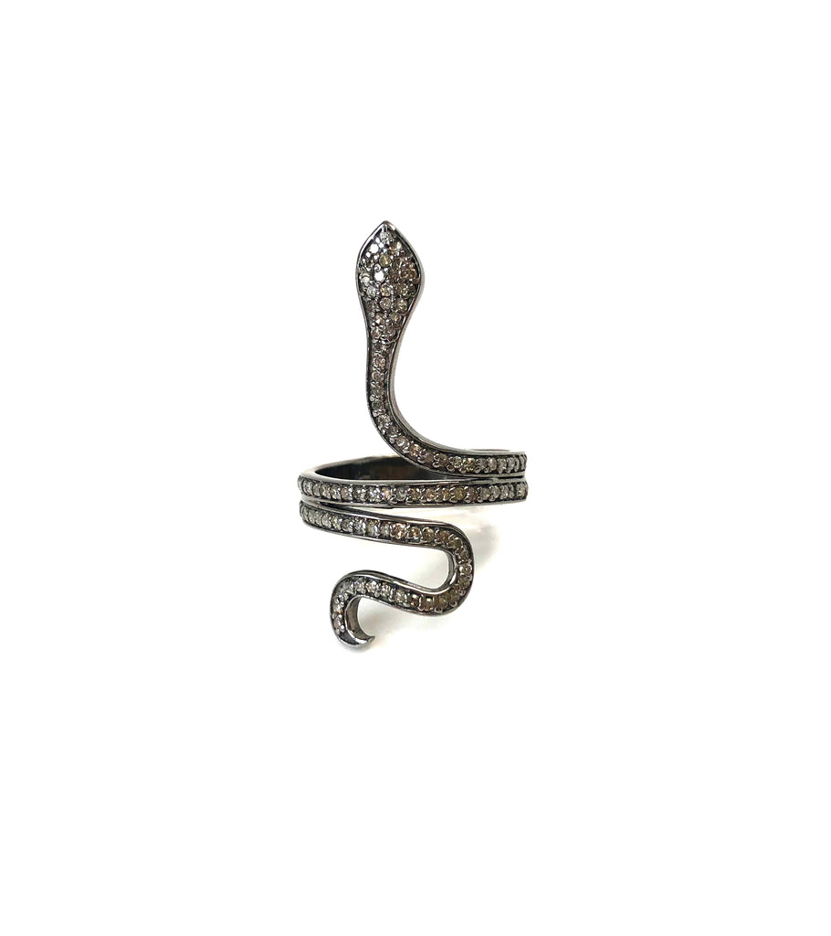 Diamond Snake Ring