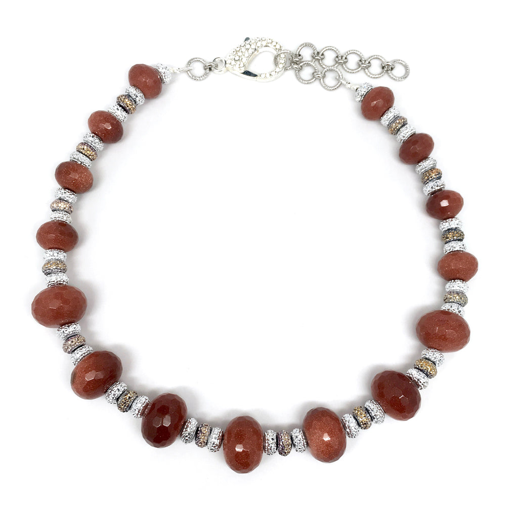Sparkly Goldstone Necklace