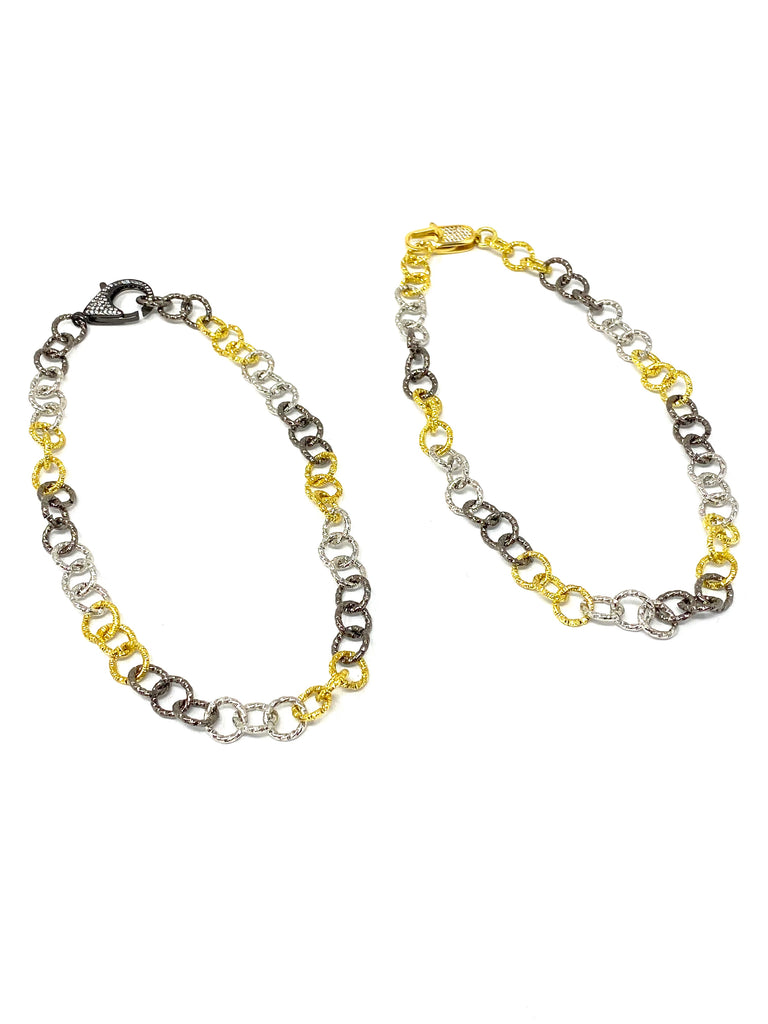Vermeil and Silver Link Necklace